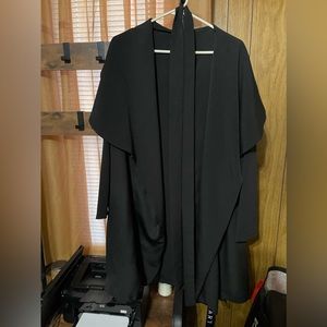 1X black lightweight jacket